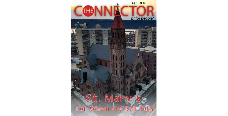 Aerial image of St. Mary’s Church by Gary Lockett, Mosconi Photography